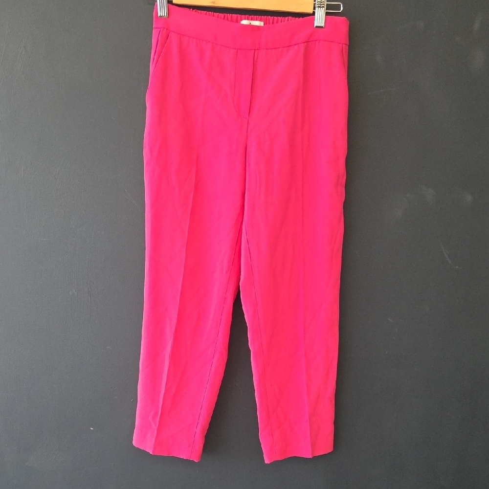 Babaton Pink Ankle-Length Tailored Pants